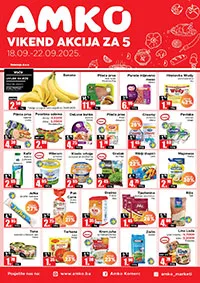 AMKO Vikend akcija sniženja do 22.09.2025.