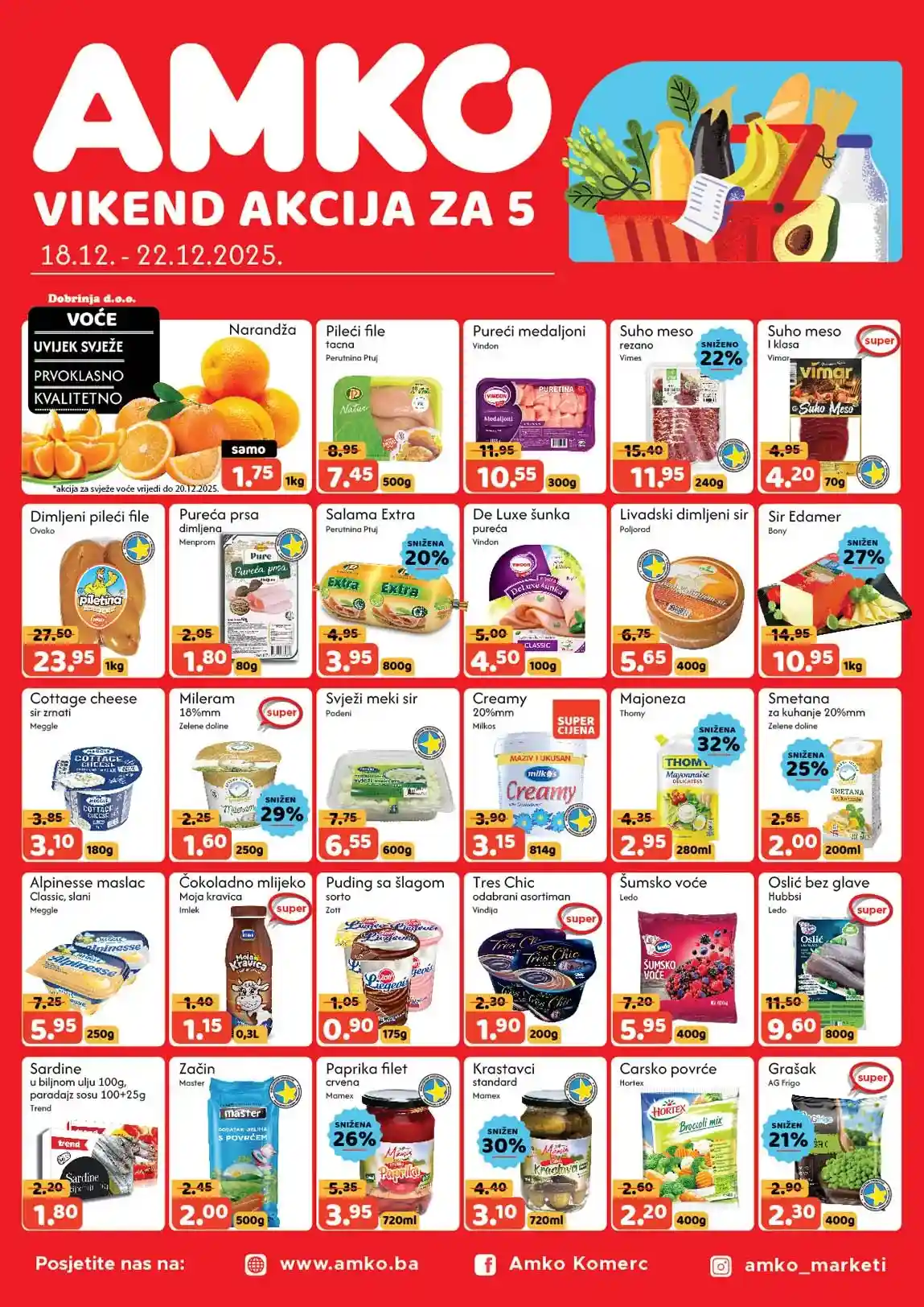 AMKO - Vikend akcija sniženja AMKO marketi