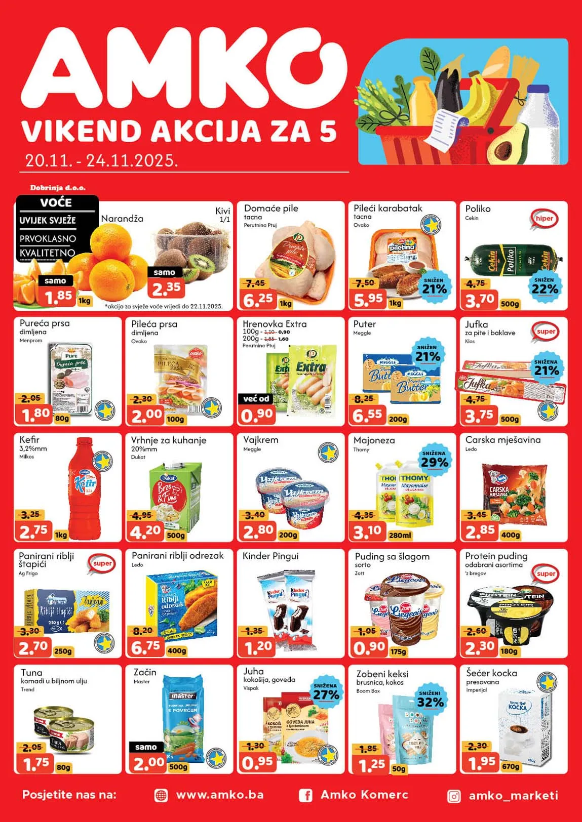 AMKO - Vikend akcija sniženja AMKO marketi
