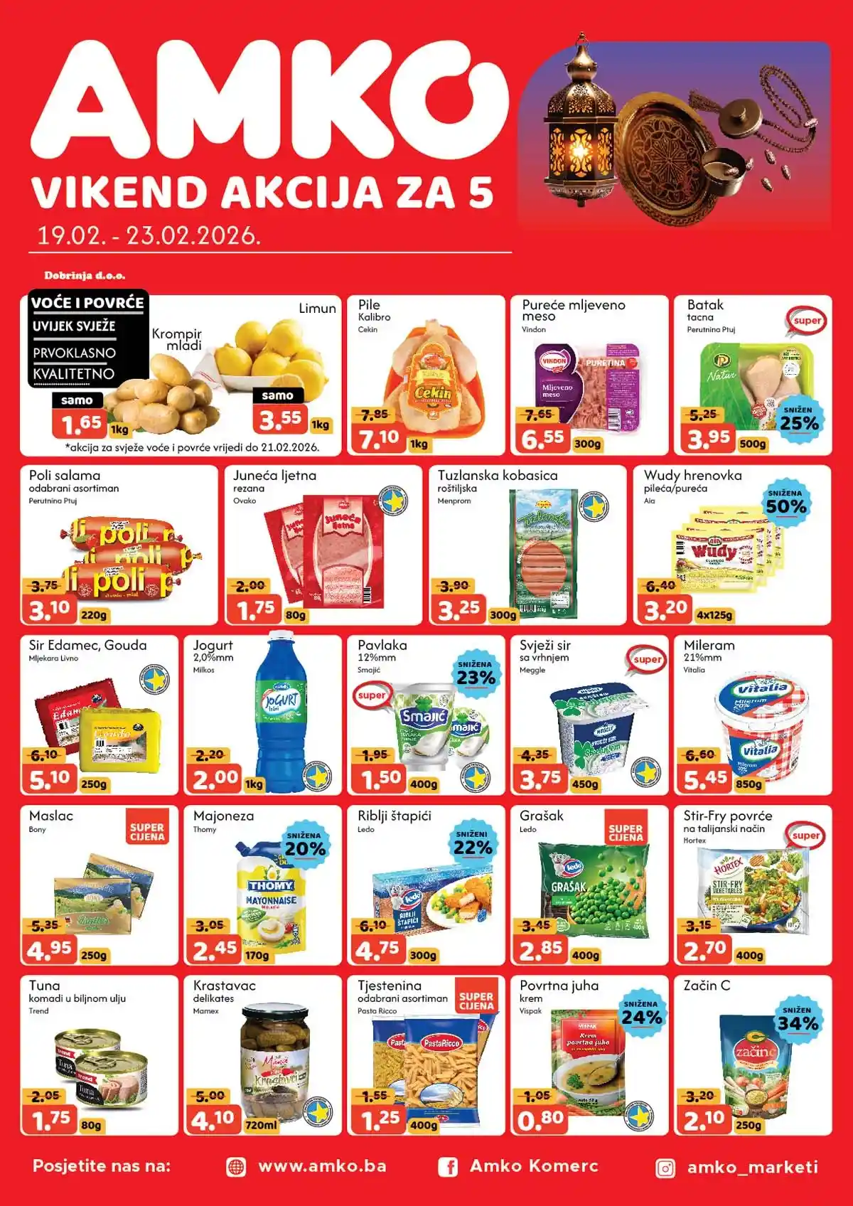 AMKO vikend akcija katalog do 23. februara 2026