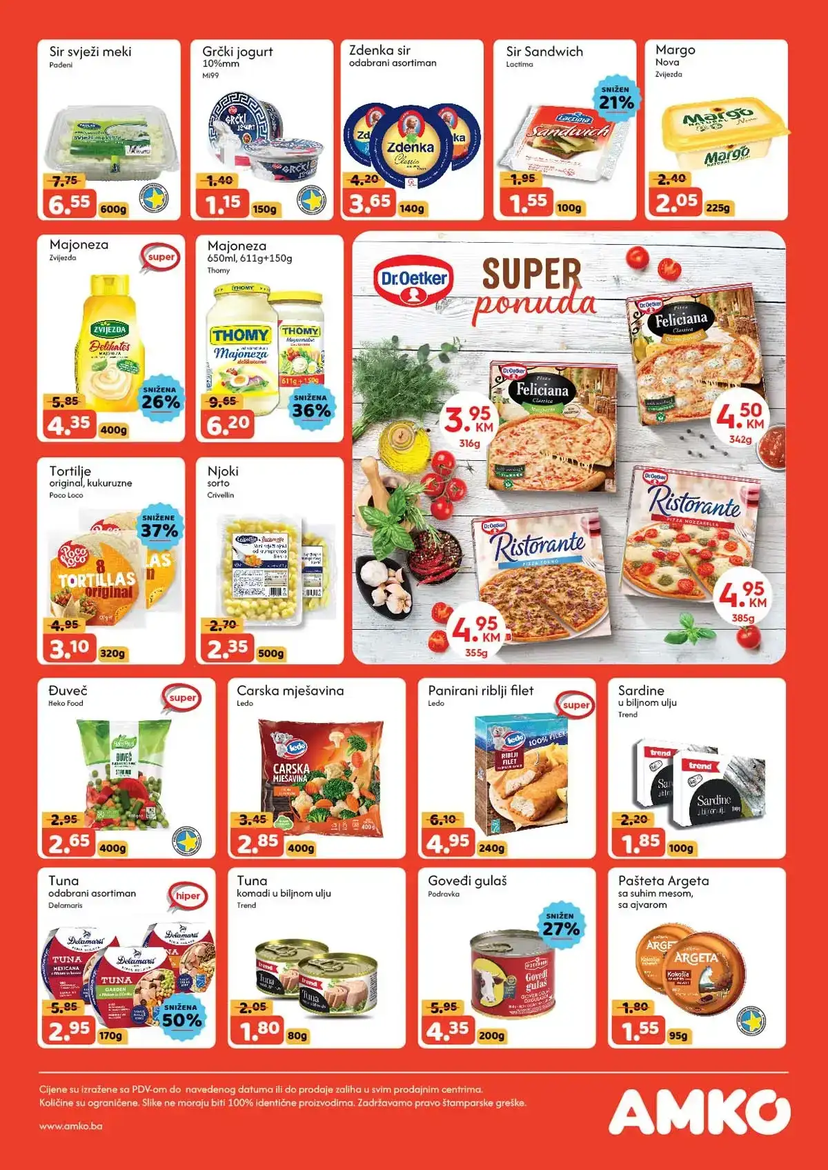 AMKO sniženja do 40% april 2026 prehrana i piće strana 3