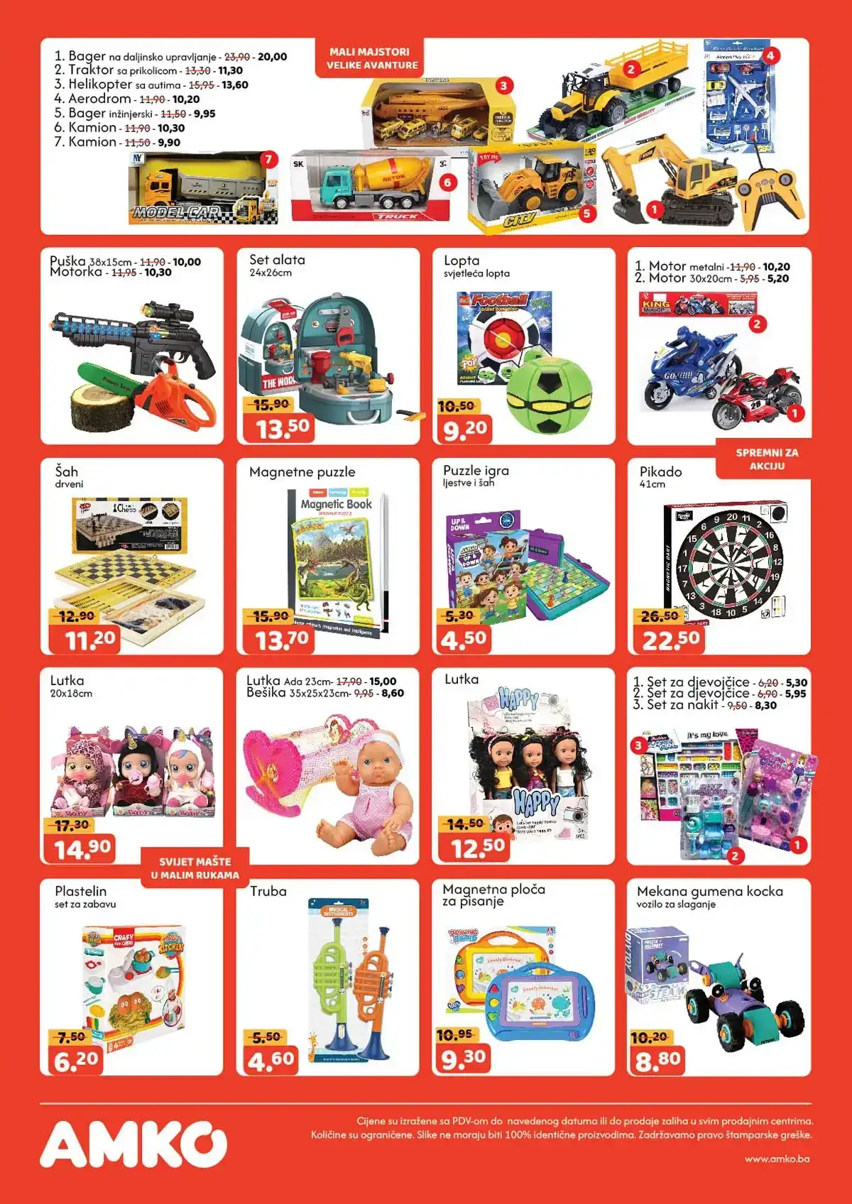 AMKO akcija do 40% april 2026 najtraženiji artikli strana 10