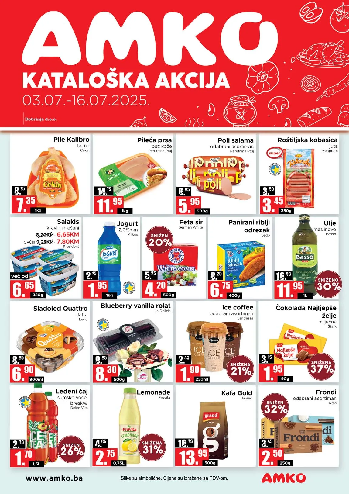 AMKO akcija Katalog sniženja do 16.07.2025