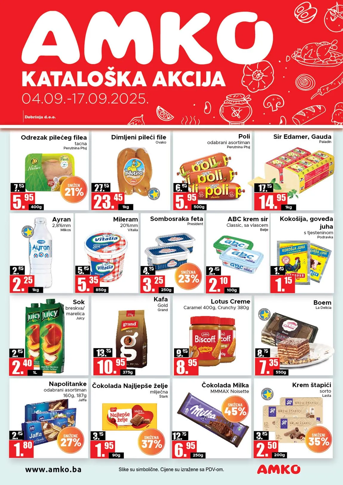 AMKO marketi sniženja