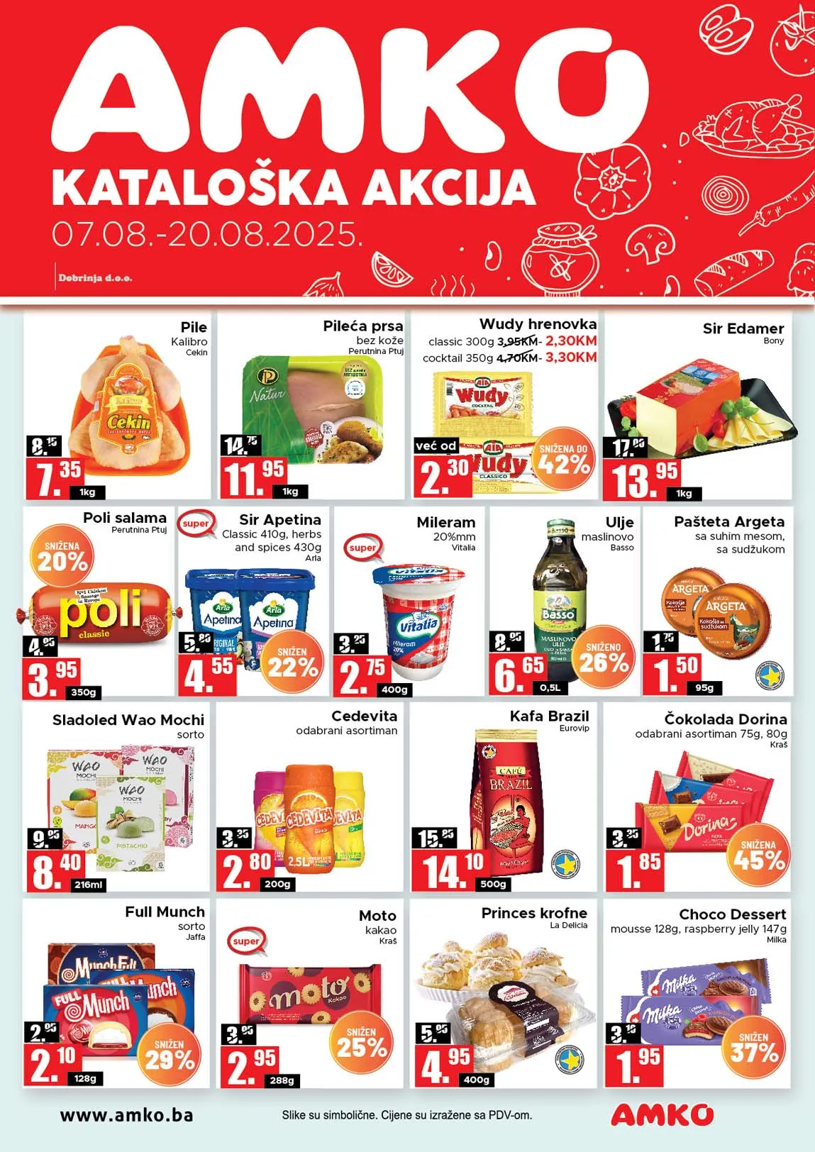 AMKO akcija Katalog sniženja do 20.08.2025
