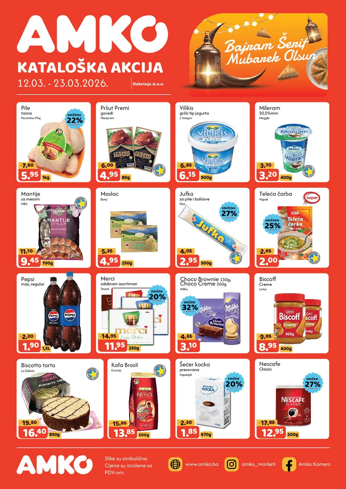 Amko akcija katalog sniženja do 23.03.2026 – prehrambeni proizvodi na sniženju