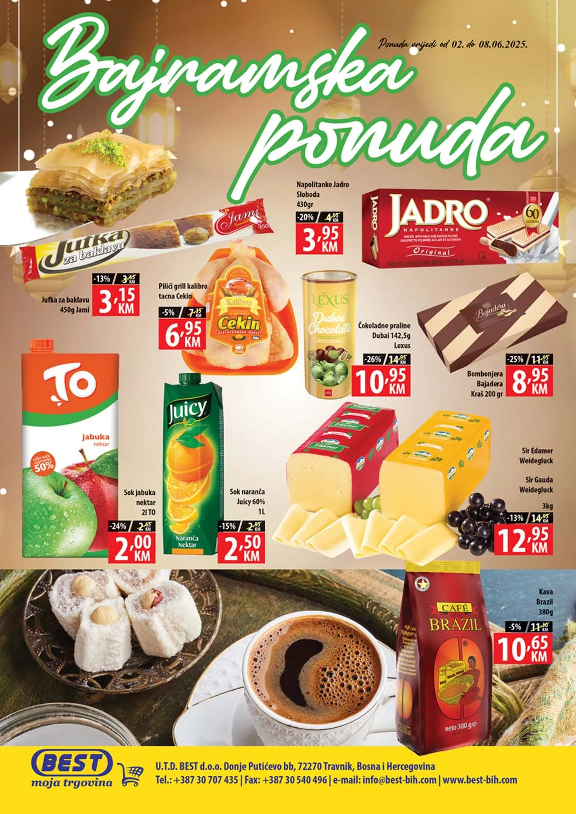 Best Akcija Bajramska ponuda katalog sniženja do 08.06.2025