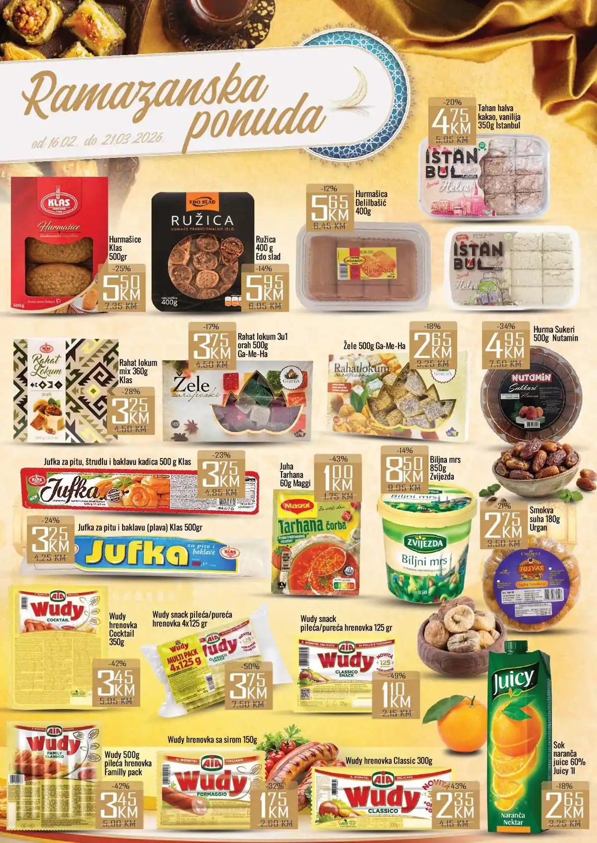 UTD BEST ramazanska akcija katalog strana 1 sniženja do 21. februara 2026