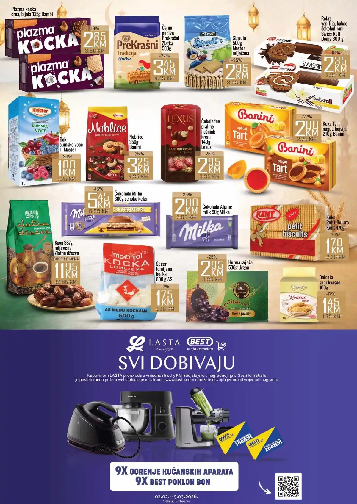 UTD BEST ramazanska akcija katalog strana 2 sniženja do 21. februara 2026