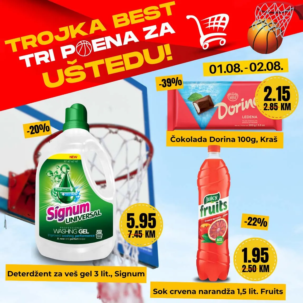 Best Akcija Tri poena za uštedu sniženja do 02.08.2025