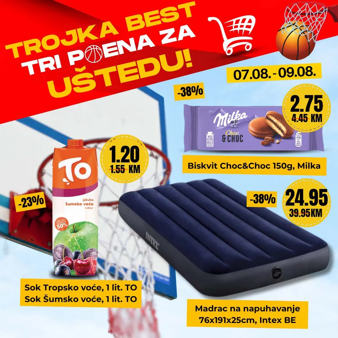 Best Akcija Tri poena za uštedu sniženja do 09.08.2025