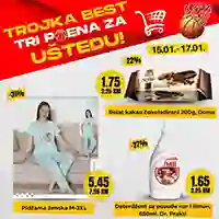 Best akcija - Tri poena za uštedu sniženja do 17. januara 2026