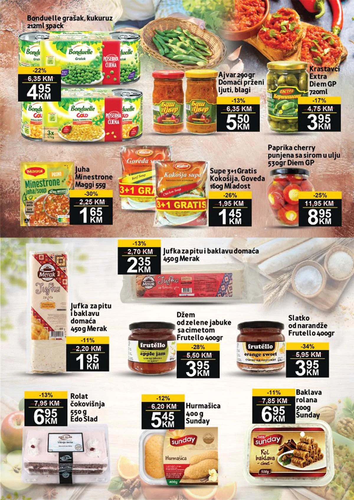 UTD BEST akcija katalog sniženja strana 5 prehrambeni proizvodi do 15. marta 2026
