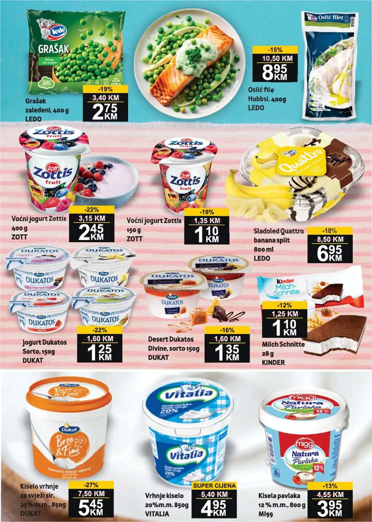 UTD BEST akcija katalog sniženja strana 5 prehrambeni proizvodi do 12. aprila 2026