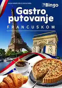 Bingo akcija – Gastro putovanja Francuskom – Sniženja do 04.02.2026