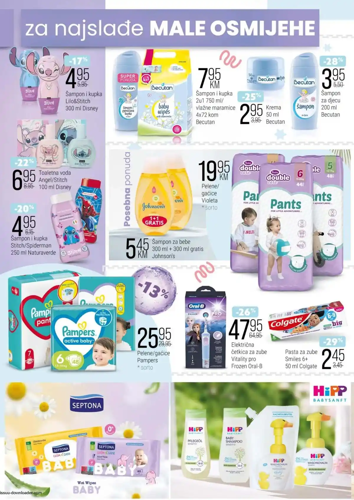 Bingo katalog kozmetike Njega na prvom mjestu strana 10 – sniženja proizvoda za ličnu higijenu, kozmetiku i sredstva za pranje