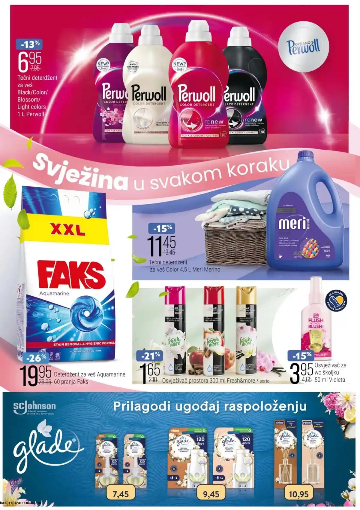 Bingo katalog kozmetike Njega na prvom mjestu strana 14 – sniženja proizvoda za ličnu higijenu, kozmetiku i sredstva za pranje