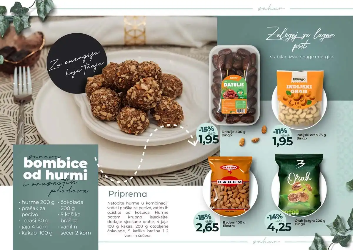 Bingo Ramazanski katalog strana 2 – ponuda za iftar i sehur Bingo Ramazanski specijaliteti katalog strana 2 iftar sehur ponuda