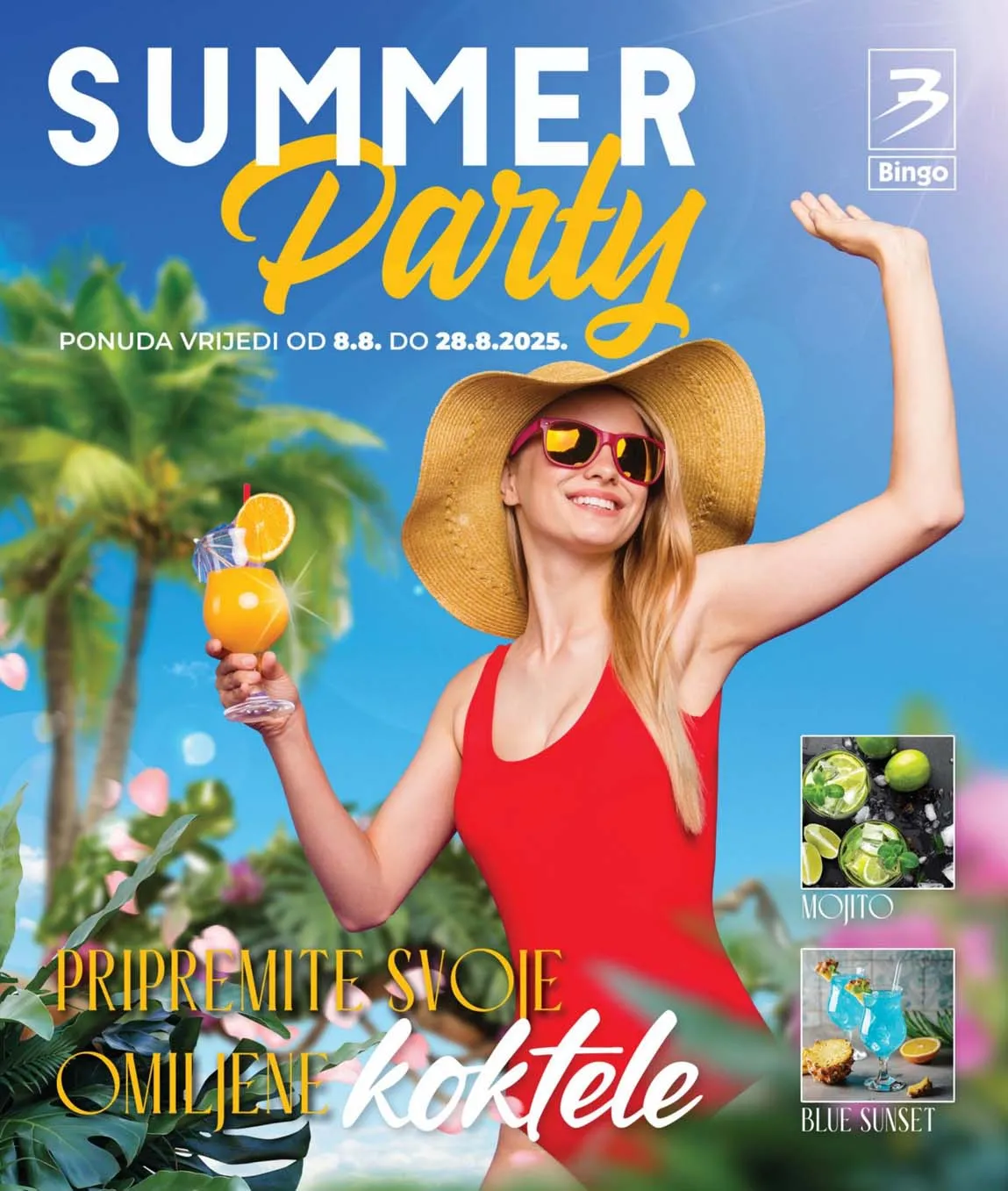 Bingo akcija "SUMMER PARTY" Katalog sniženja do 28.08.2025.