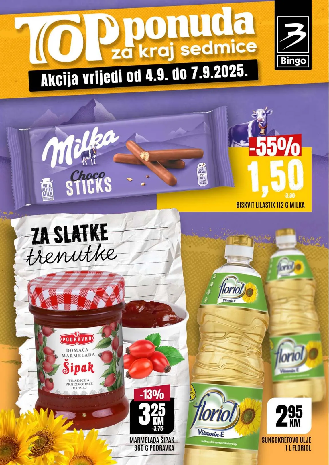 Vikend akcija sniženja Bingo