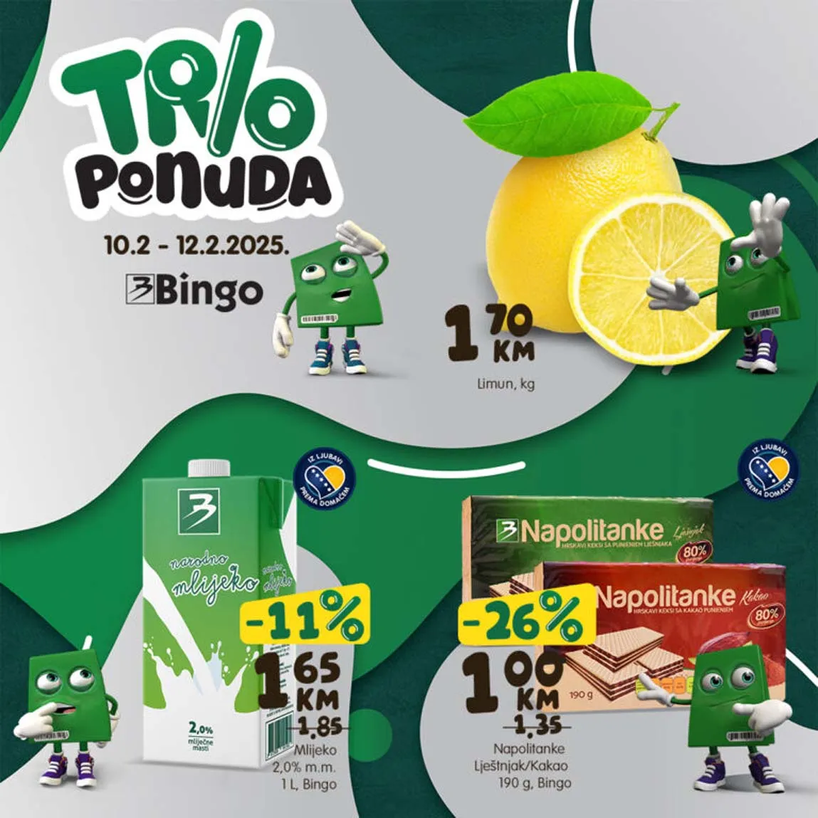 Katalog BINGO Trio ponuda sniženja do 12.02.2025