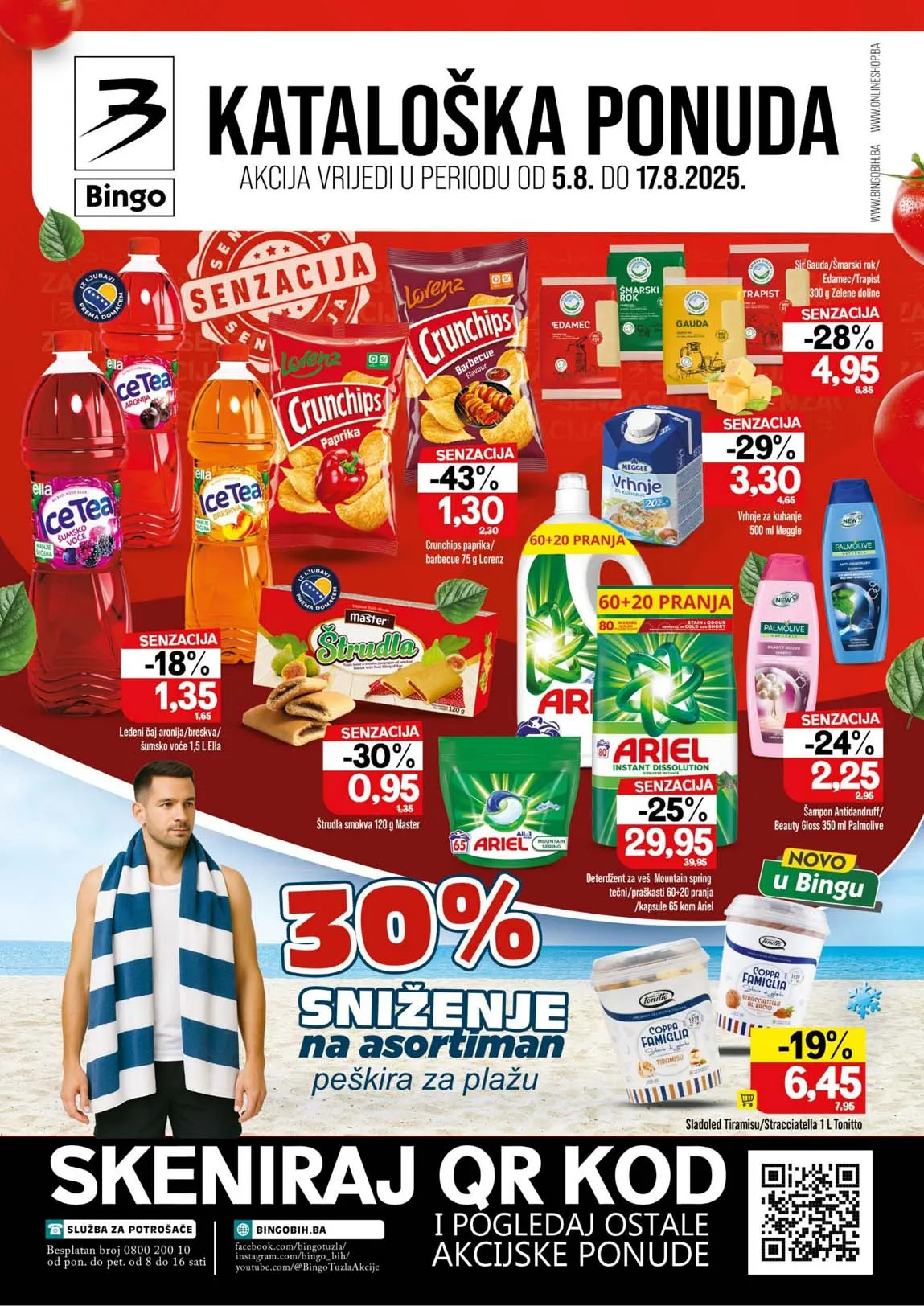 BINGO Akcija Katalog Sniženja do 17.08.2025