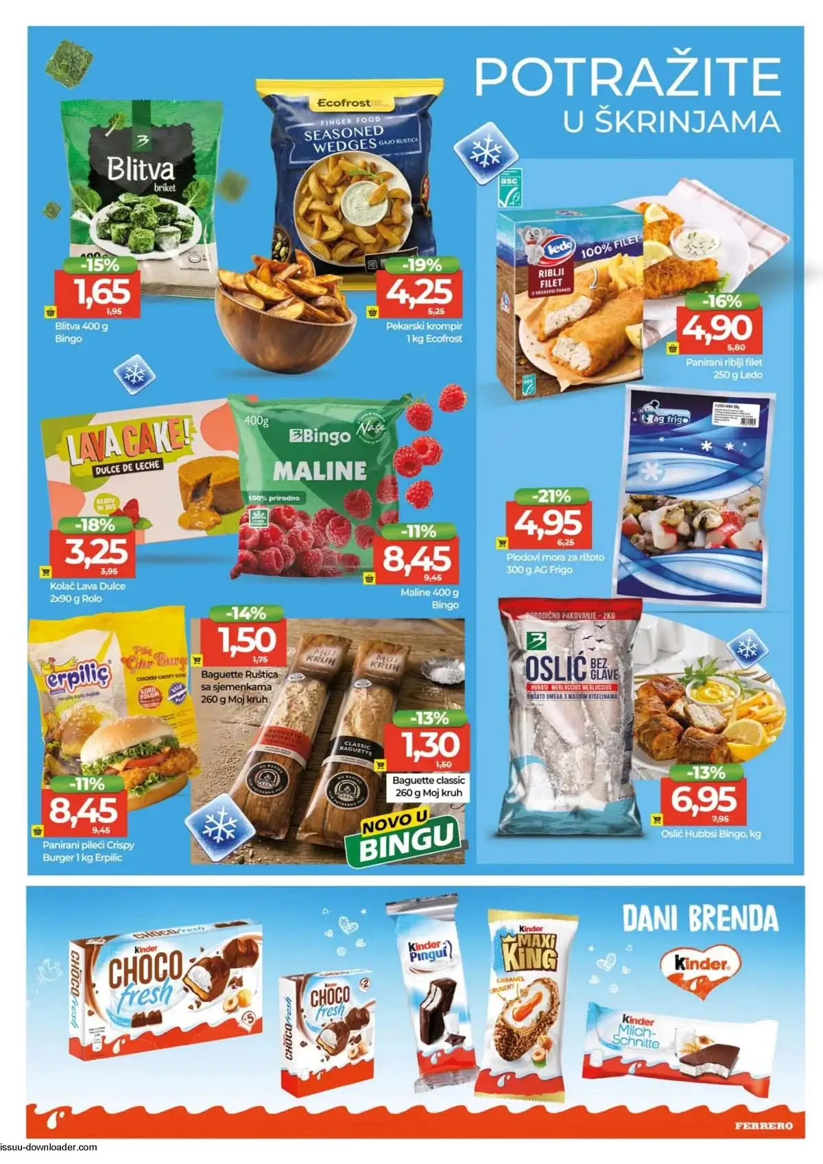 Bingo katalog strana 6 – sniženja do 19. aprila 2026. Bingo katalog sniženja – strana 6 – akcija do 19. aprila 2026.