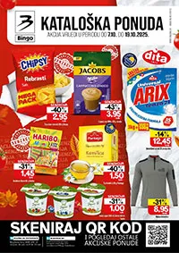 BINGO Akcija - katalog sniženja do 19.10.2025