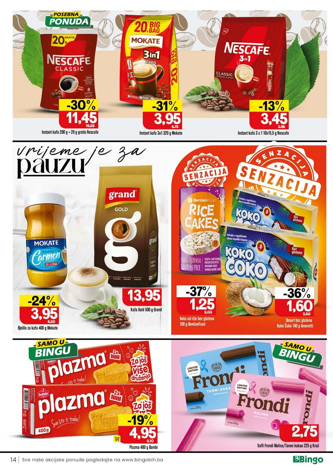 BINGO Akcija popusta i sniženja