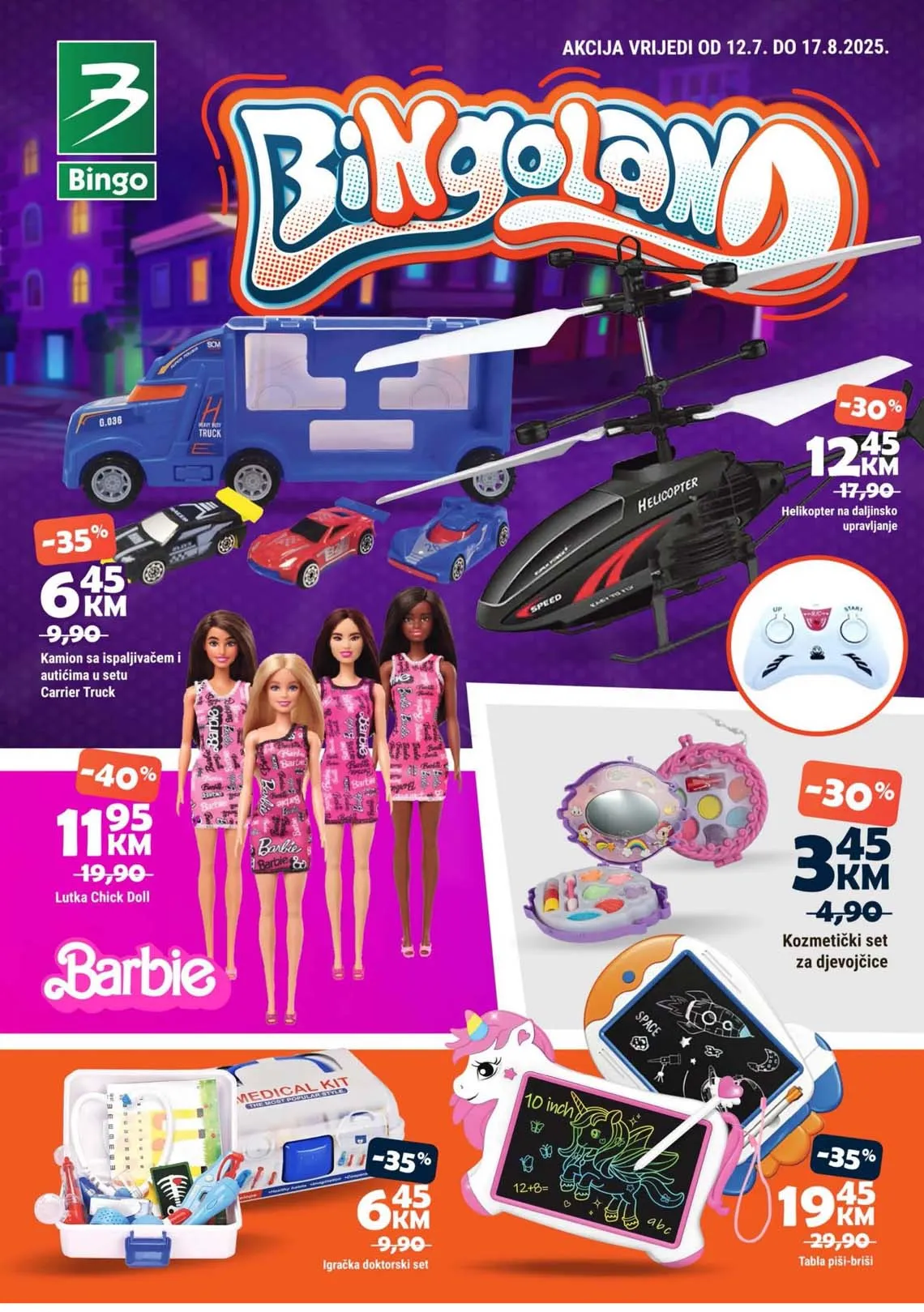 Bingo Akcija Igaračaka - BINGOLAND Katalog - Popusti do 17.08.2025.