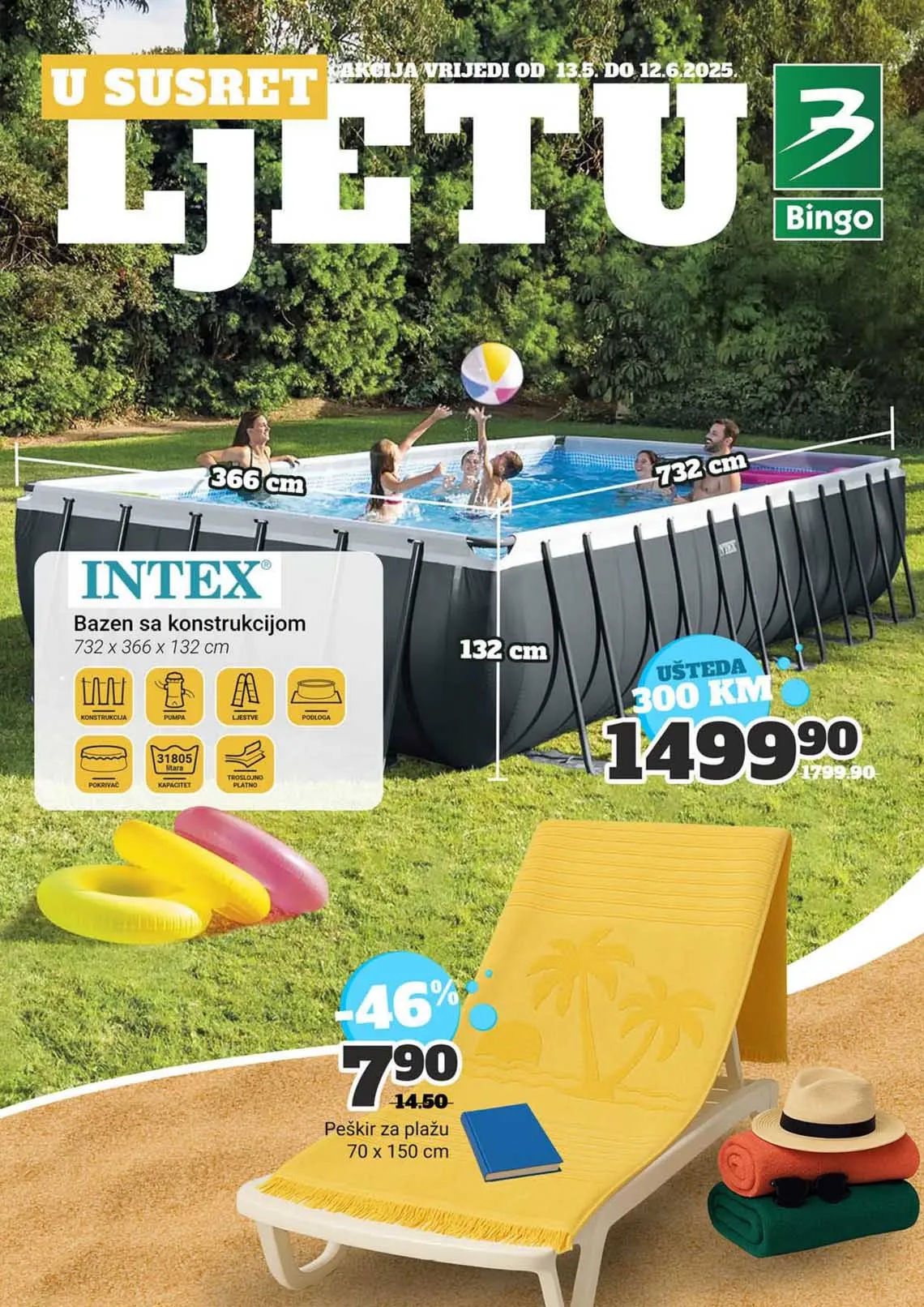 BINGO Akcija U susret ljetu Katalog Sniženja do 12.06.2025