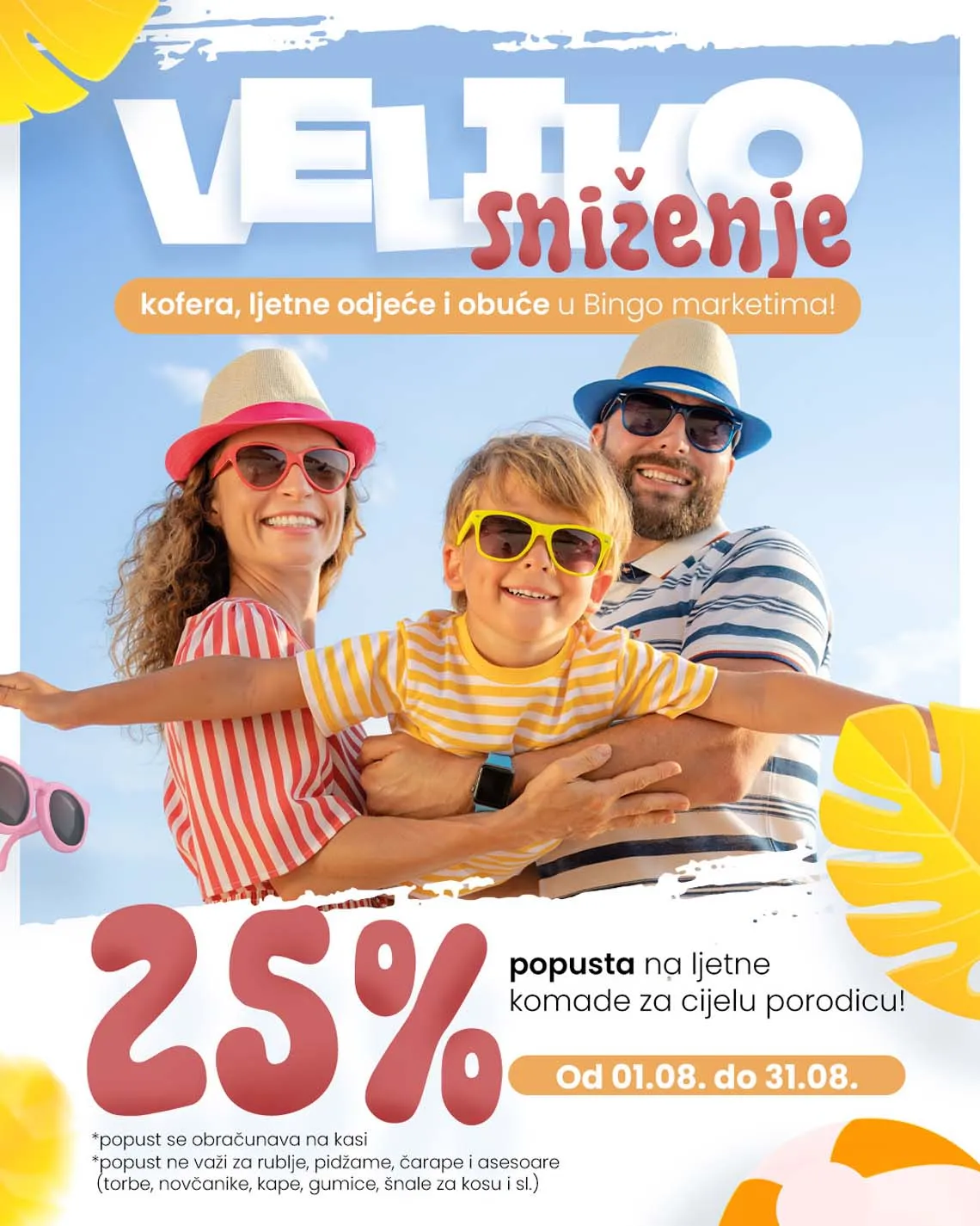 Bingo akcija "VELIKA SNIŽENJA" Sniženja do 31.08.2025.