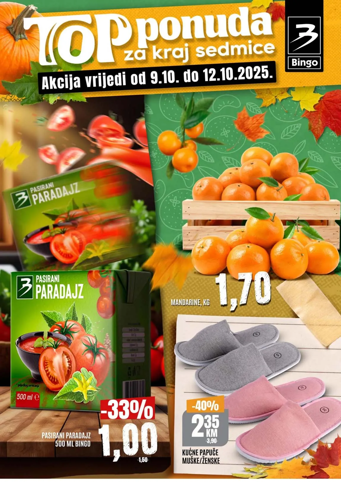 Vikend akcija sniženja Bingo