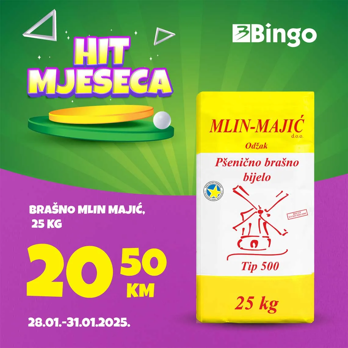 BINGO Akcija HIT MJESECA sniženja do 31.01.2025. Sve Bingo akcije sniženja i katalozi na jednom mjestu!