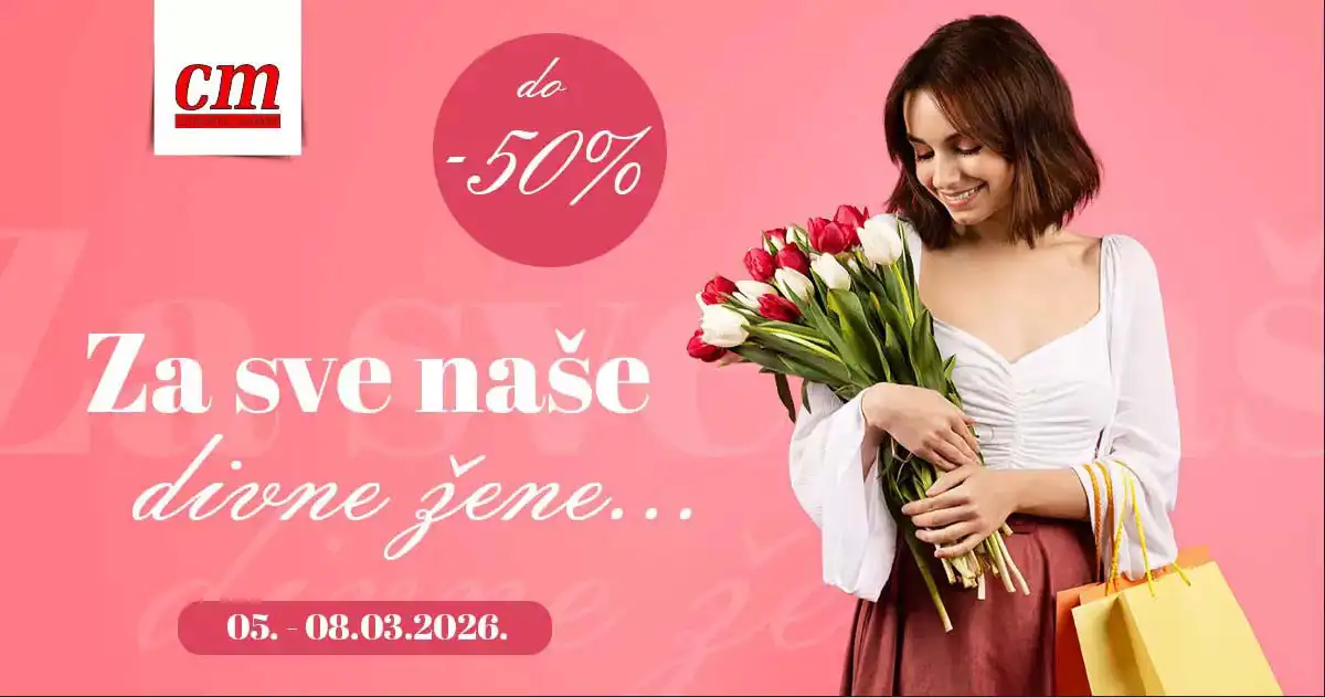 CM Cosmetic katalog Dan žena sniženja do 50% do 08.03.2026 Bosna i Hercegovina