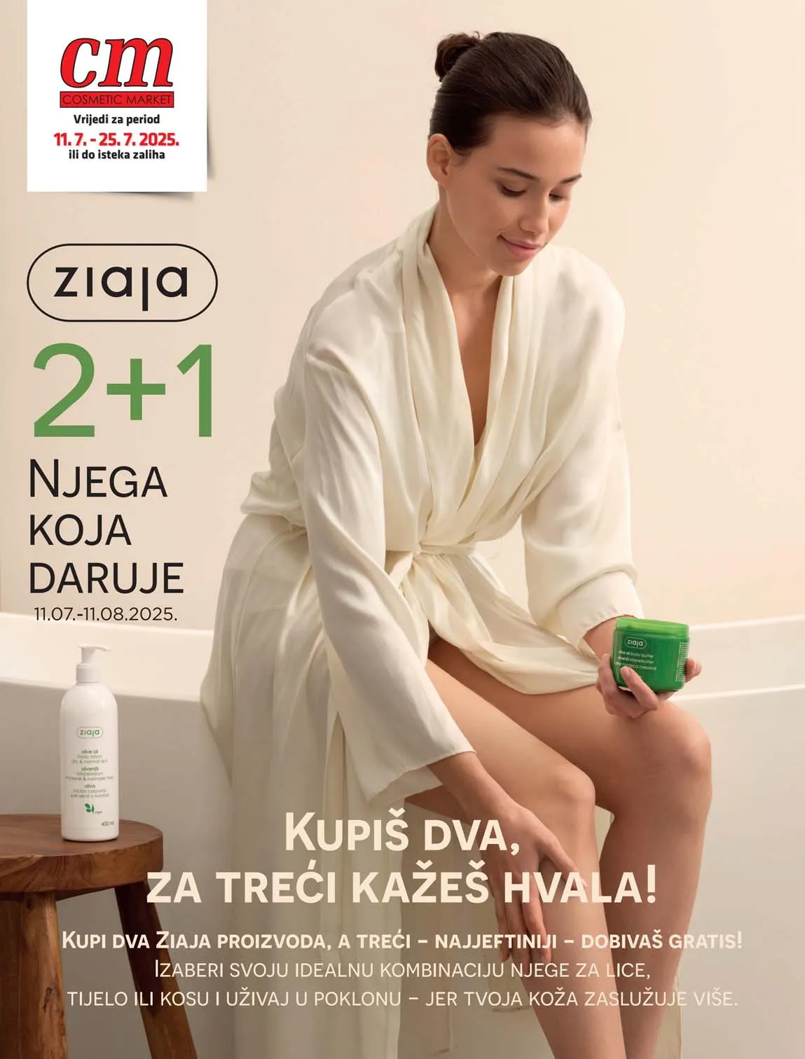 CM Cosmetic market akcija Katalog sniženja do 25.07.2025. Super cijene kozmetike!
