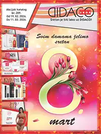 Didaco akcija – Kozmetika i proizvodi za ličnu njegu na sniženju do 11. marta 2026. | Novi katalog ponude i uštede