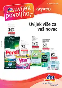 DM Express katalog – Velika sniženja na svakodnevne proizvode do 24. februara 2026. 🛒 Uštedite na vrijeme