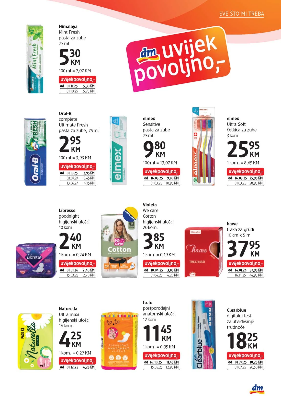 dm akcija katalog sniženja