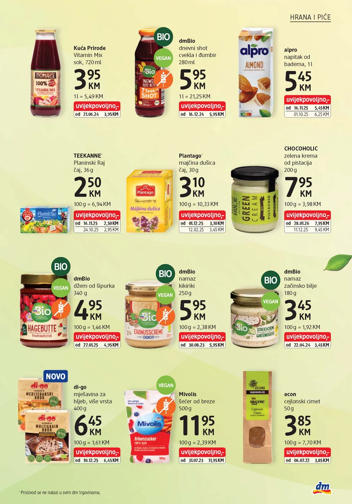 dm akcija katalog sniženja