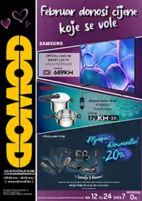 Domod akcija – Katalog sniženja tehnike do 26. februara 2026