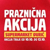 Đurić supermarketi – Praznična akcija sniženja do 13.10.2025.