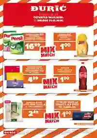 Đurić Supermarketi akcija – katalog sniženja do 21. decembra 2025