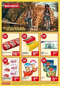 ĐURIĆ Supermarketi  akcija sniženja do 22.10.2025