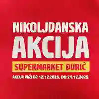 Đurić Supermarketi Nikoljdanska akcija – Sniženja do 21. decembra 2025