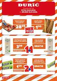 Đurić Supermarketi akcija – katalog sniženja do 14. januara 2026