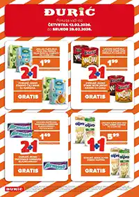 Đurić Supermarketi – velika akcija i katalog sniženja do 25. februara 2026: uštede na prehrani i kućnim proizvodima