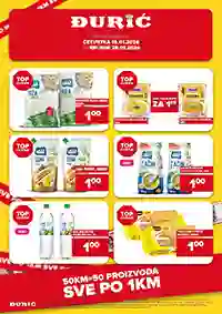 Đurić Supermarketi akcija – katalog sniženja do 28. januara 2026
