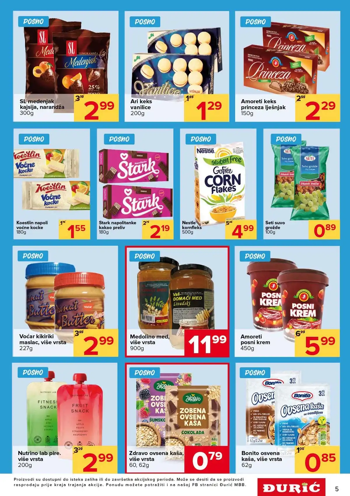 Đurić katalog sniženja do 11. marta 2026 – prehrana i kućne potrepštine stranica 5