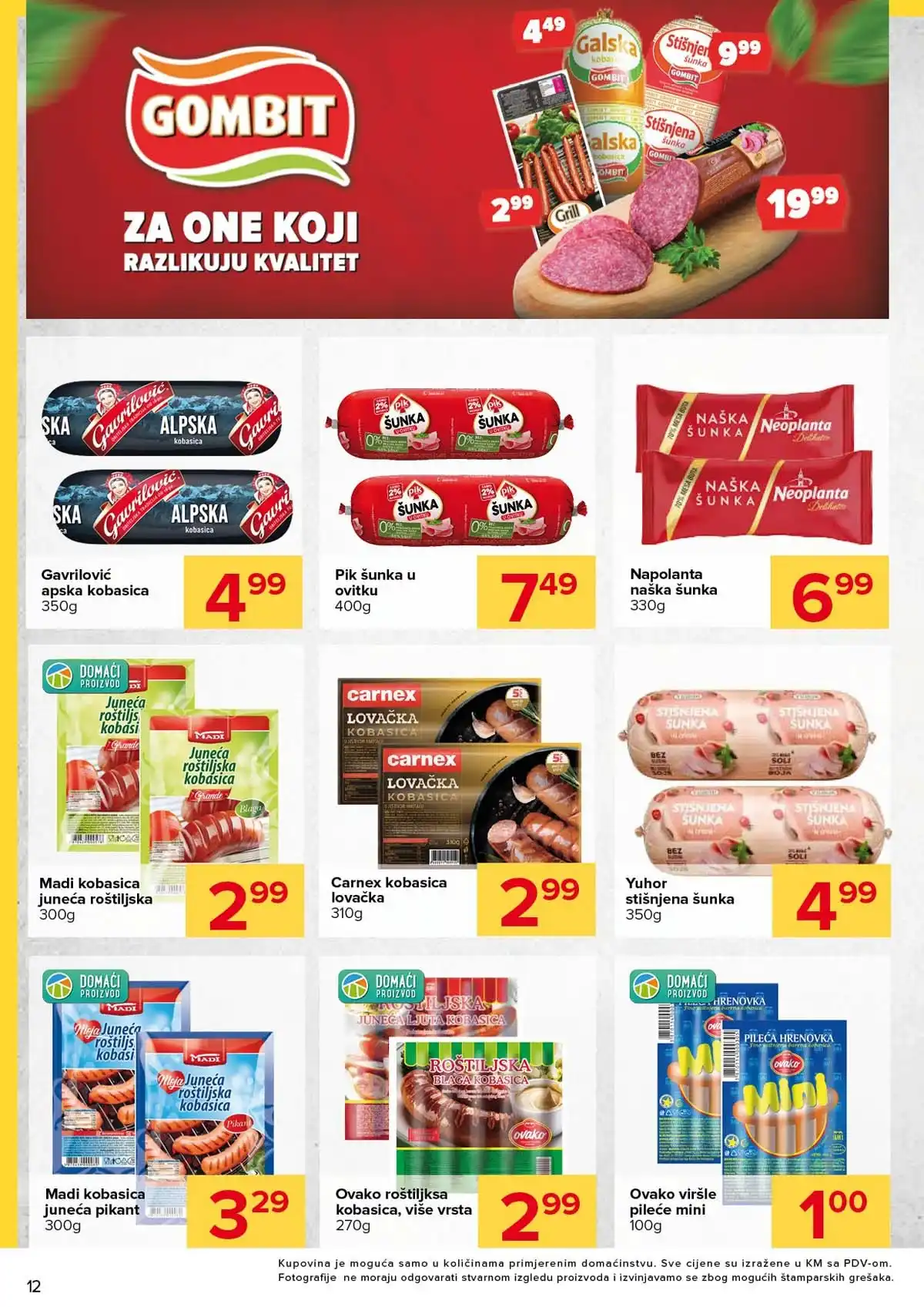 Đurić katalog sniženja do 11. marta 2026 – prehrana i kućne potrepštine stranica 12